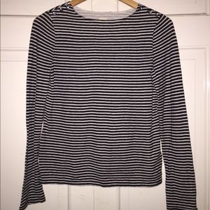 La Vie long sleeve striped tee